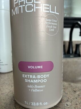 Paul Mitchell Extra-Body Shampoo — Beige Bottle with Pink Label